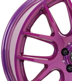 Purple Alloy Wheels
