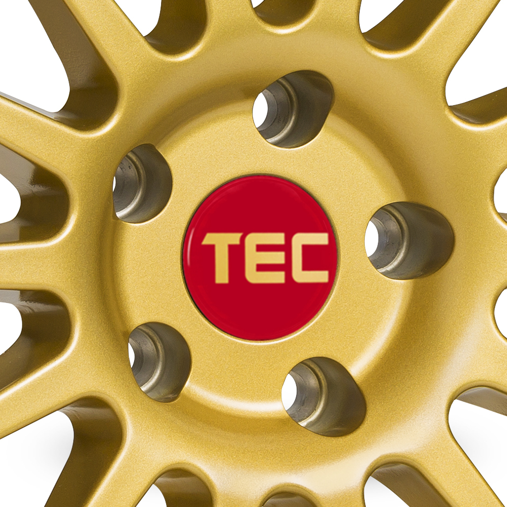 18 Inch TEC Speedwheels AS2 Gold Alloy Wheels