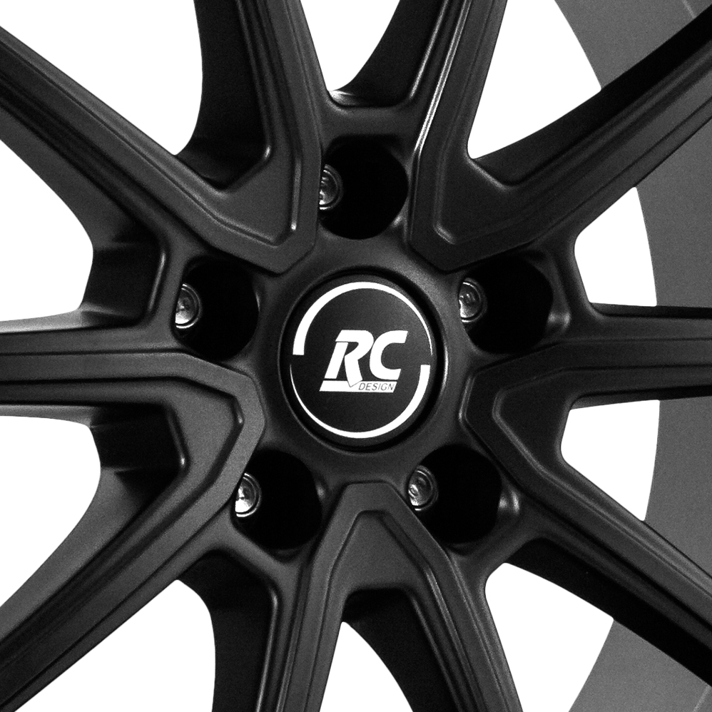 18 Inch RC Design RC32 Matt Black Alloy Wheels