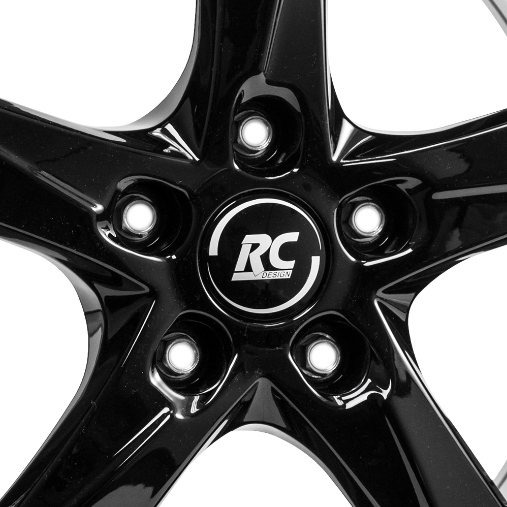 18 Inch RC Design RC30 Gloss Black Alloy Wheels