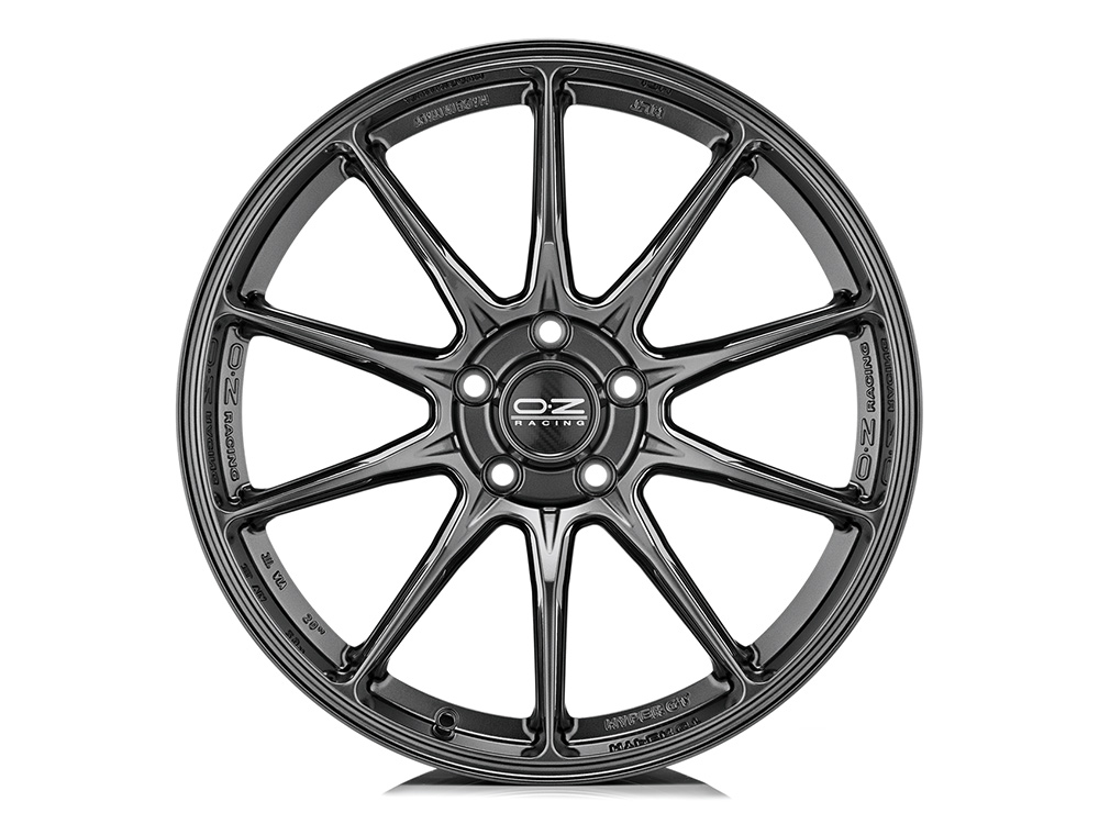 18 Inch OZ Racing Hyper GT HLT Graphite Alloy Wheels